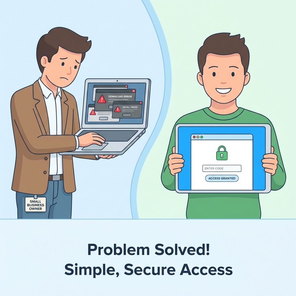 설치 없이 안전하게