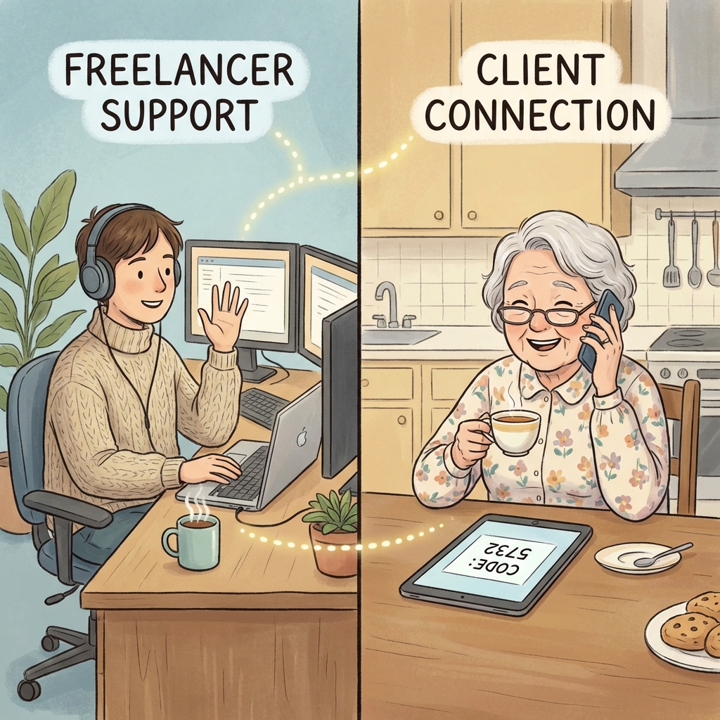 원격 지원 시나리오